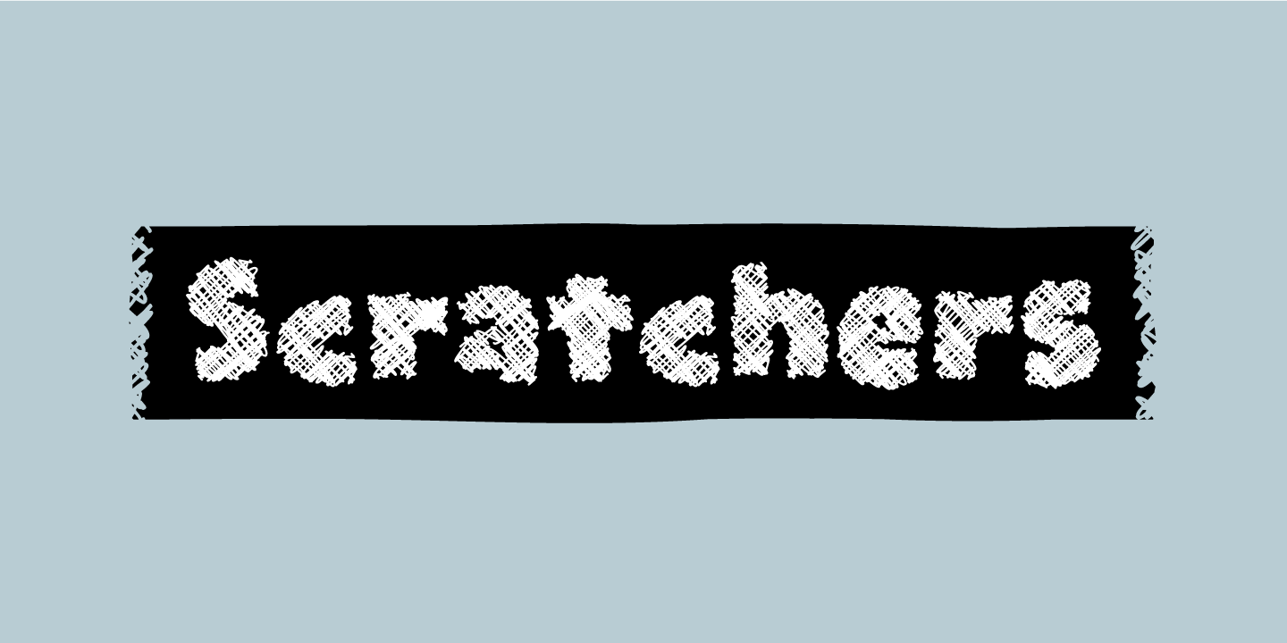 Czcionka Scratchers